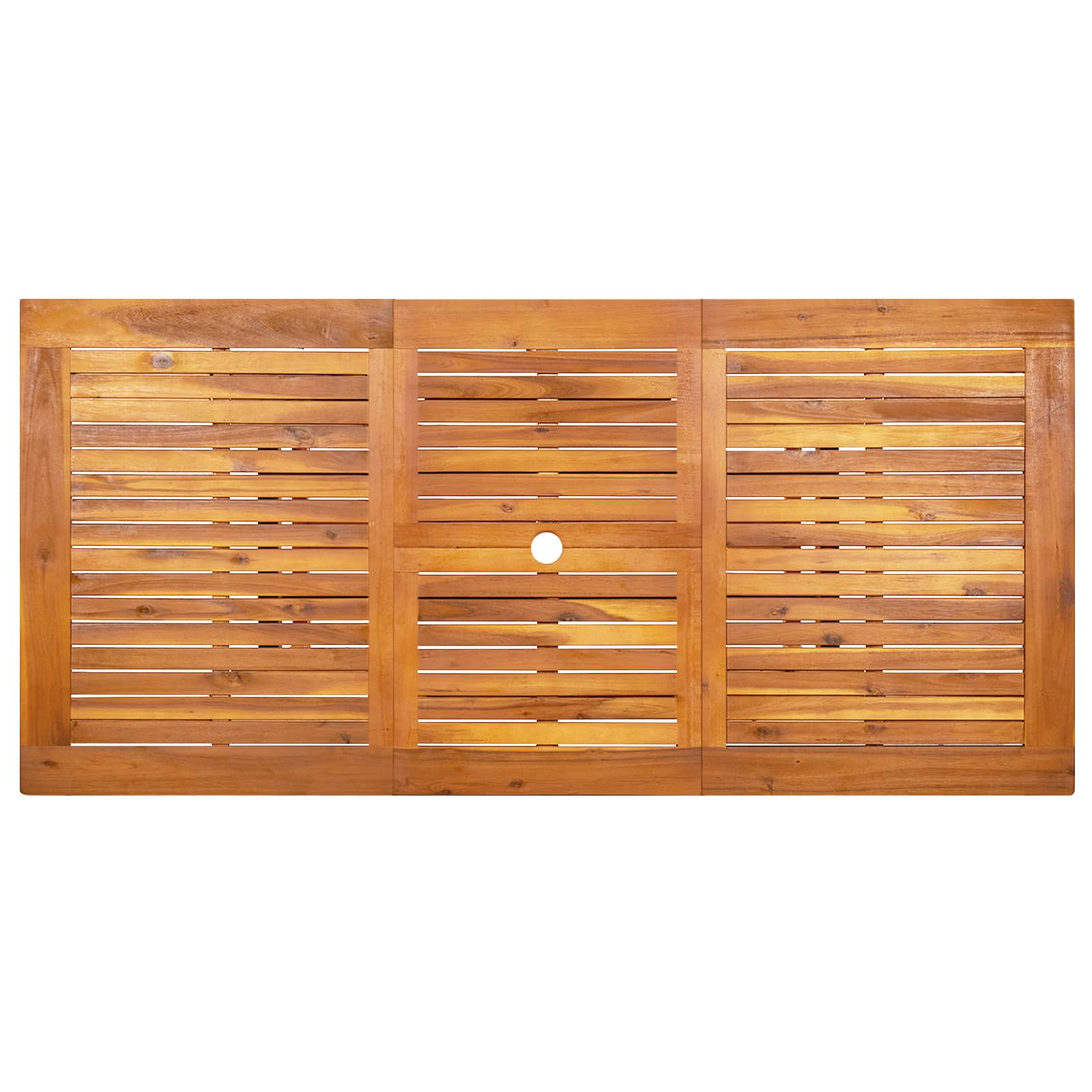 Ensemble De Salle À Manger D'extérieur Avec Parasol 6 Pc