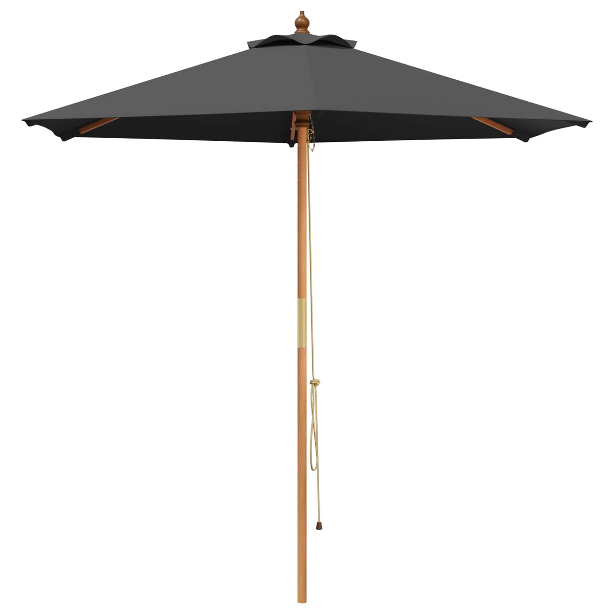 Ensemble De Salle À Manger D'extérieur Avec Parasol 6 Pc