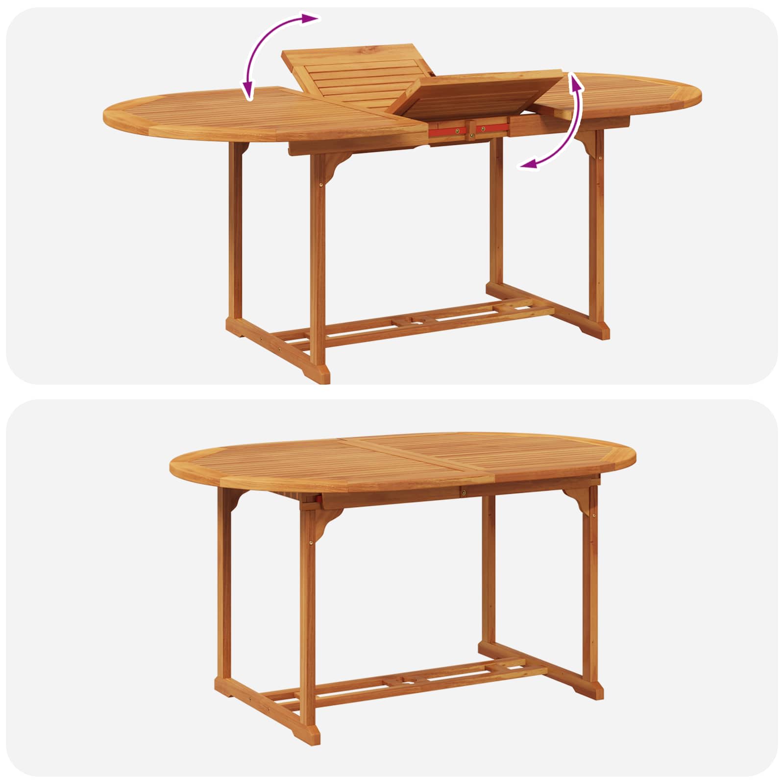 Ensemble De Salle À Manger D'extérieur Avec Parasol 6 Pc