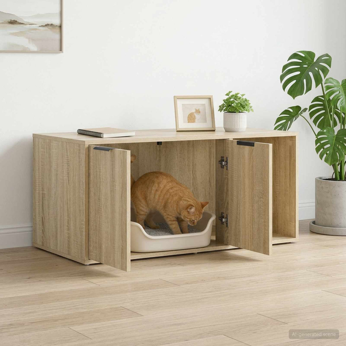 Meuble Pour Caisse De Chat