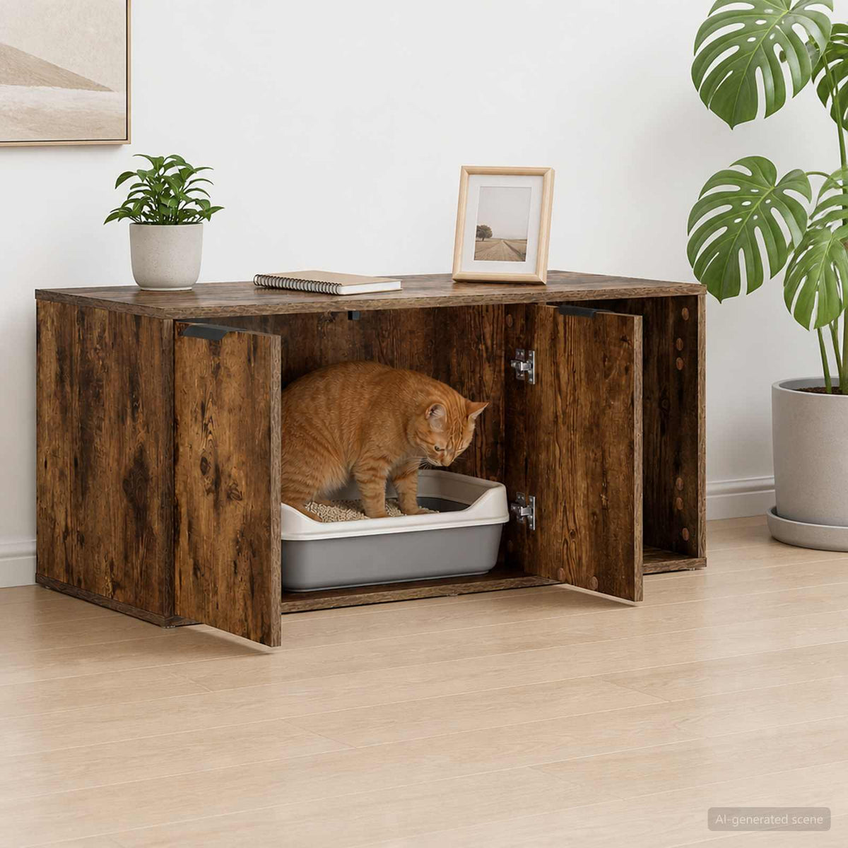 Meuble Pour Caisse De Chat