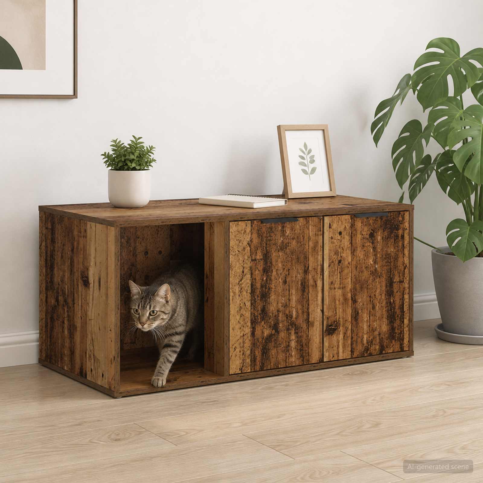 Meuble Pour Caisse De Chat
