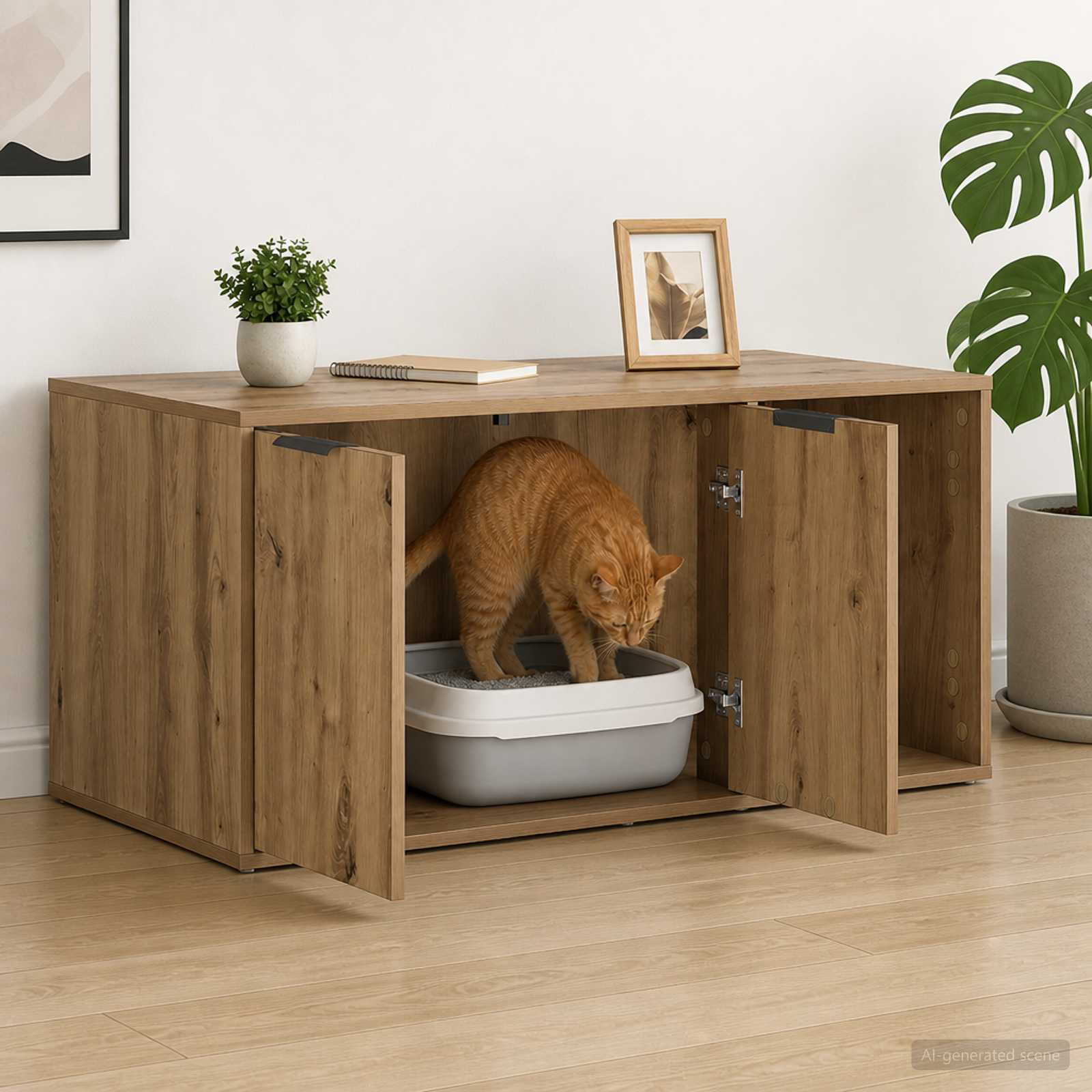 Meuble Pour Caisse De Chat