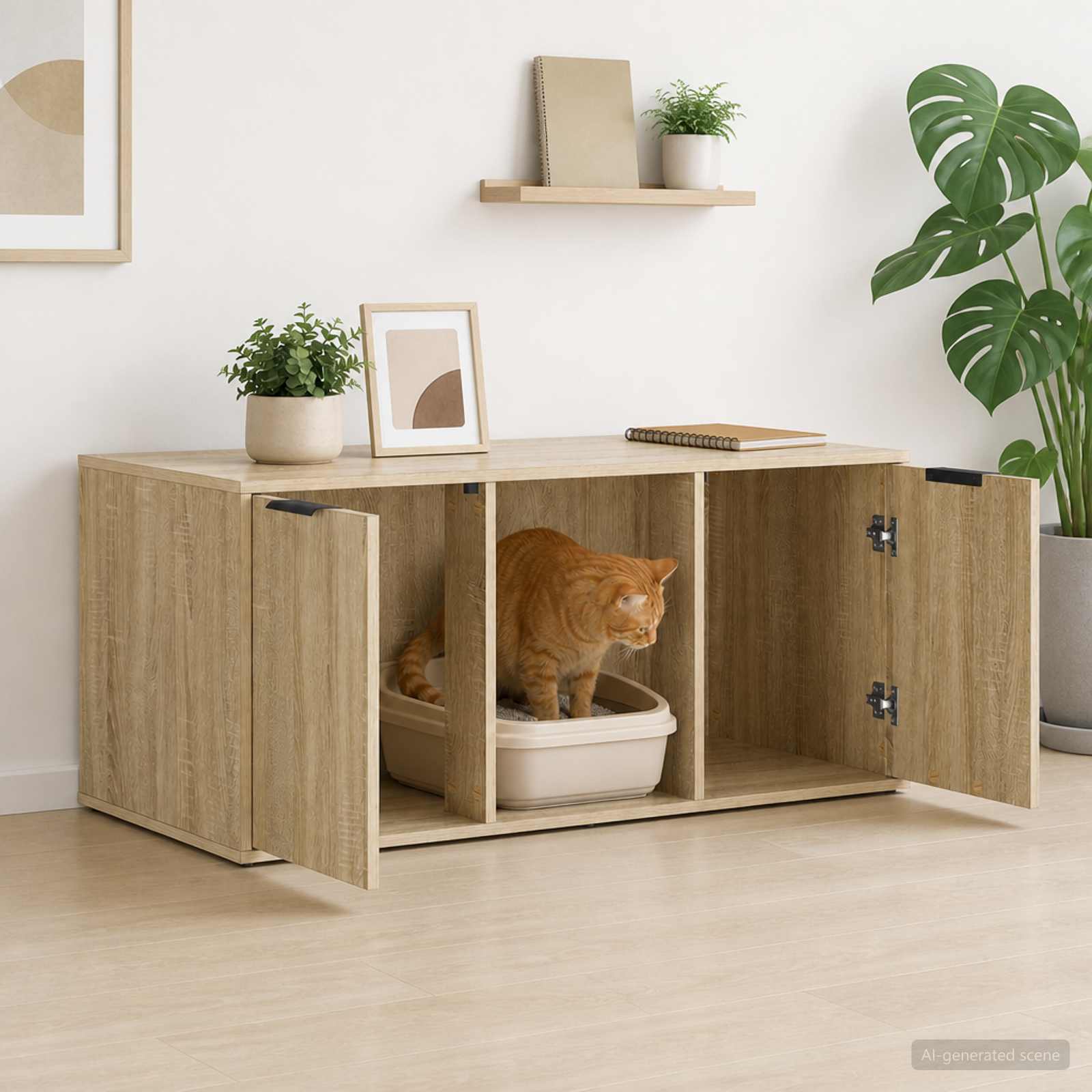 Meuble Pour Caisse De Chat