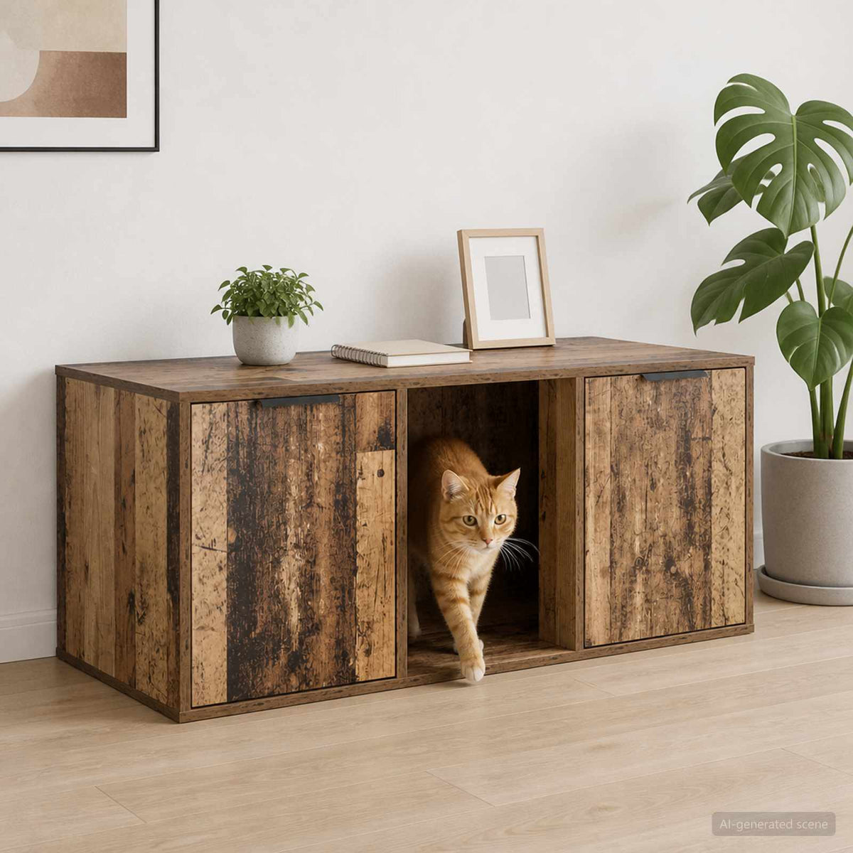 Meuble Pour Caisse De Chat