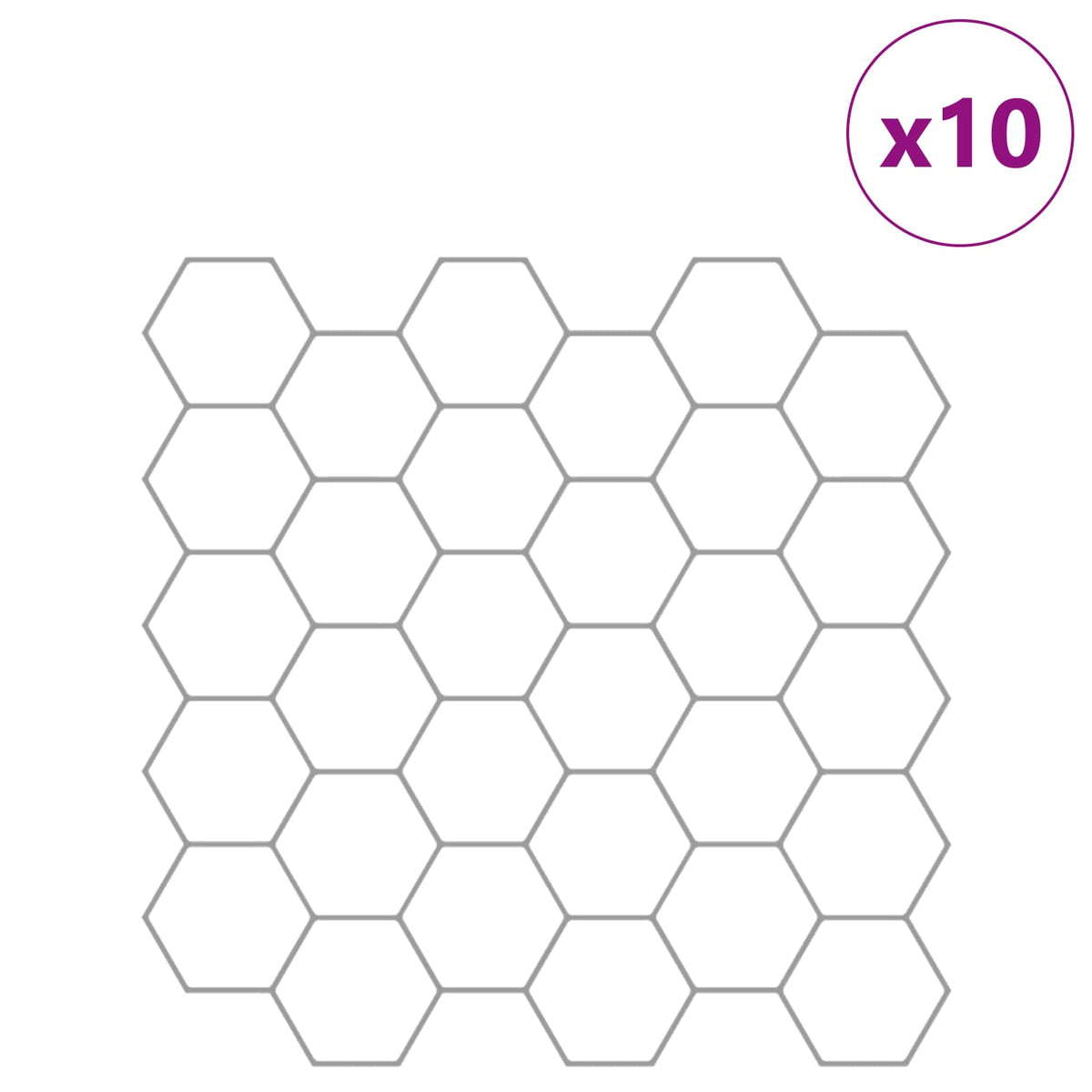Carreau Hexagonal 10 Pièces 30 X 30 Cm