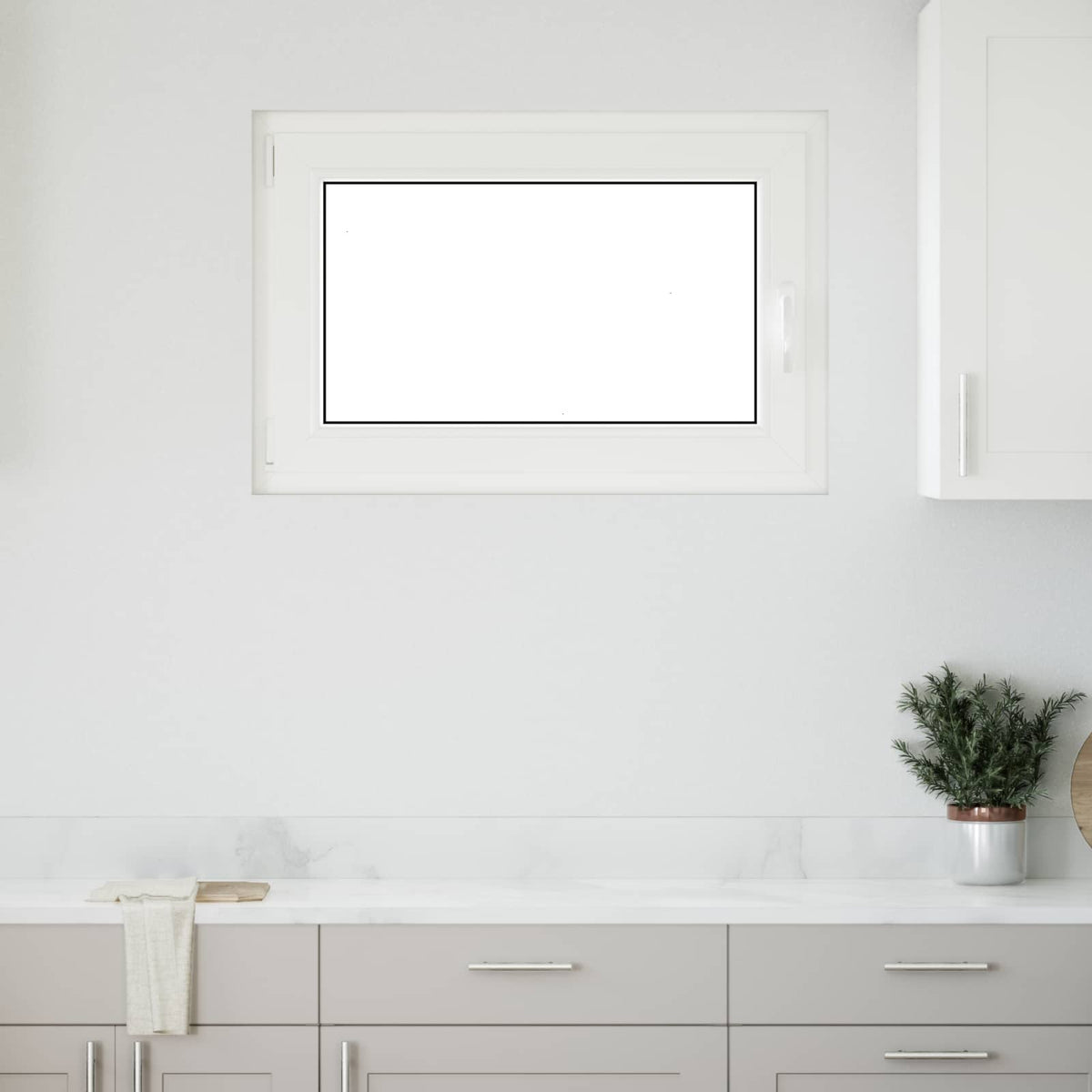 Fenêtre De Sous-Sol Risor 90 X 60 Cm Pvc Et Verre Anthracite