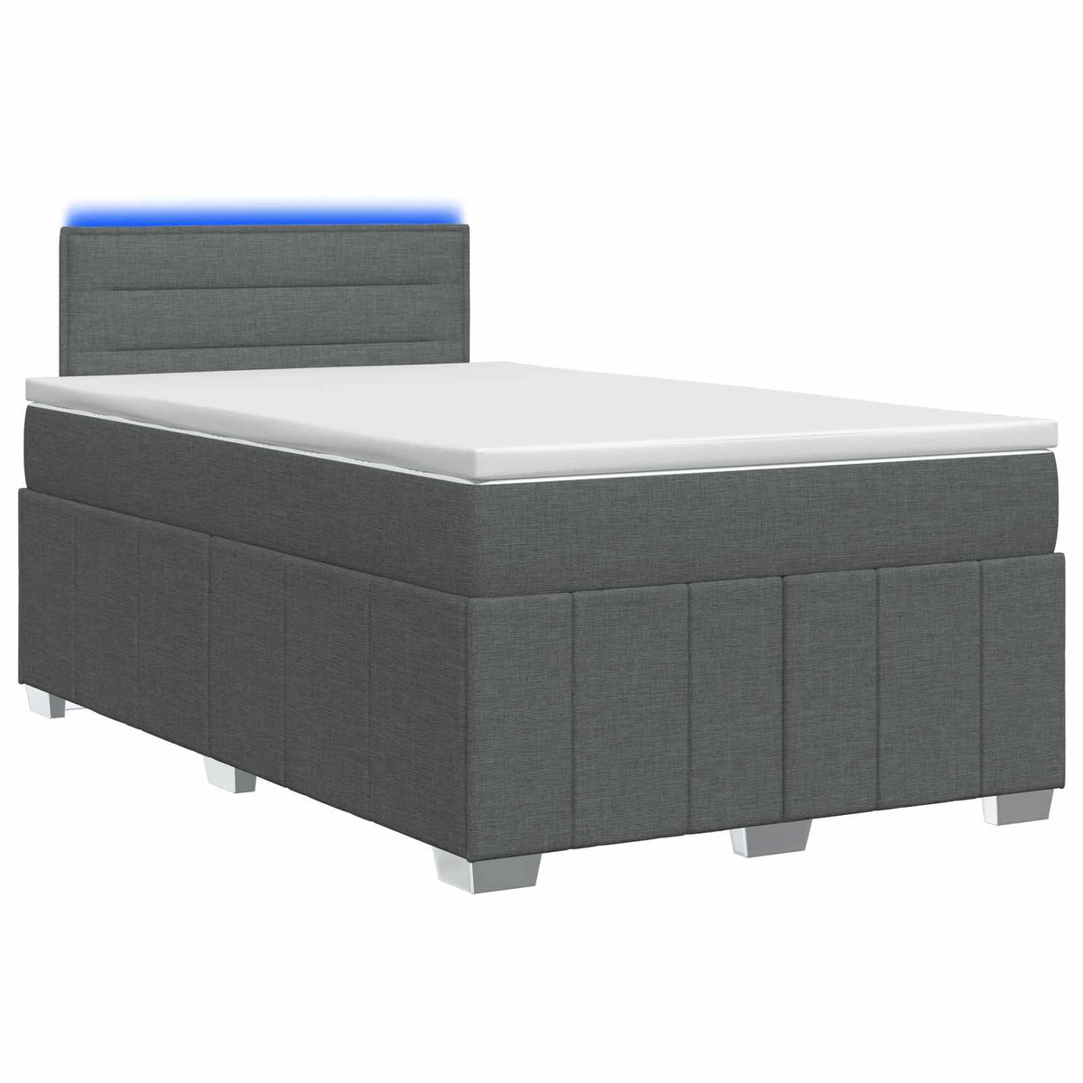 Lit Boxspring Avec Matelas Tissu