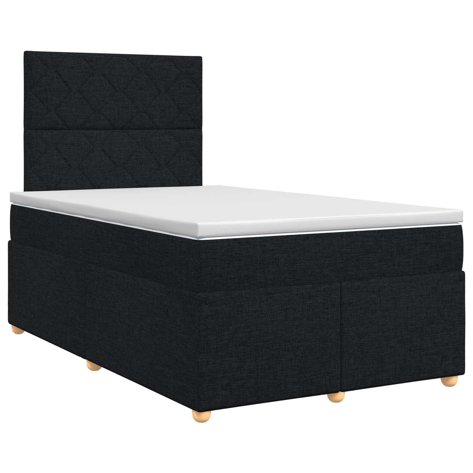 Lit Boxspring Avec Matelas Tissu