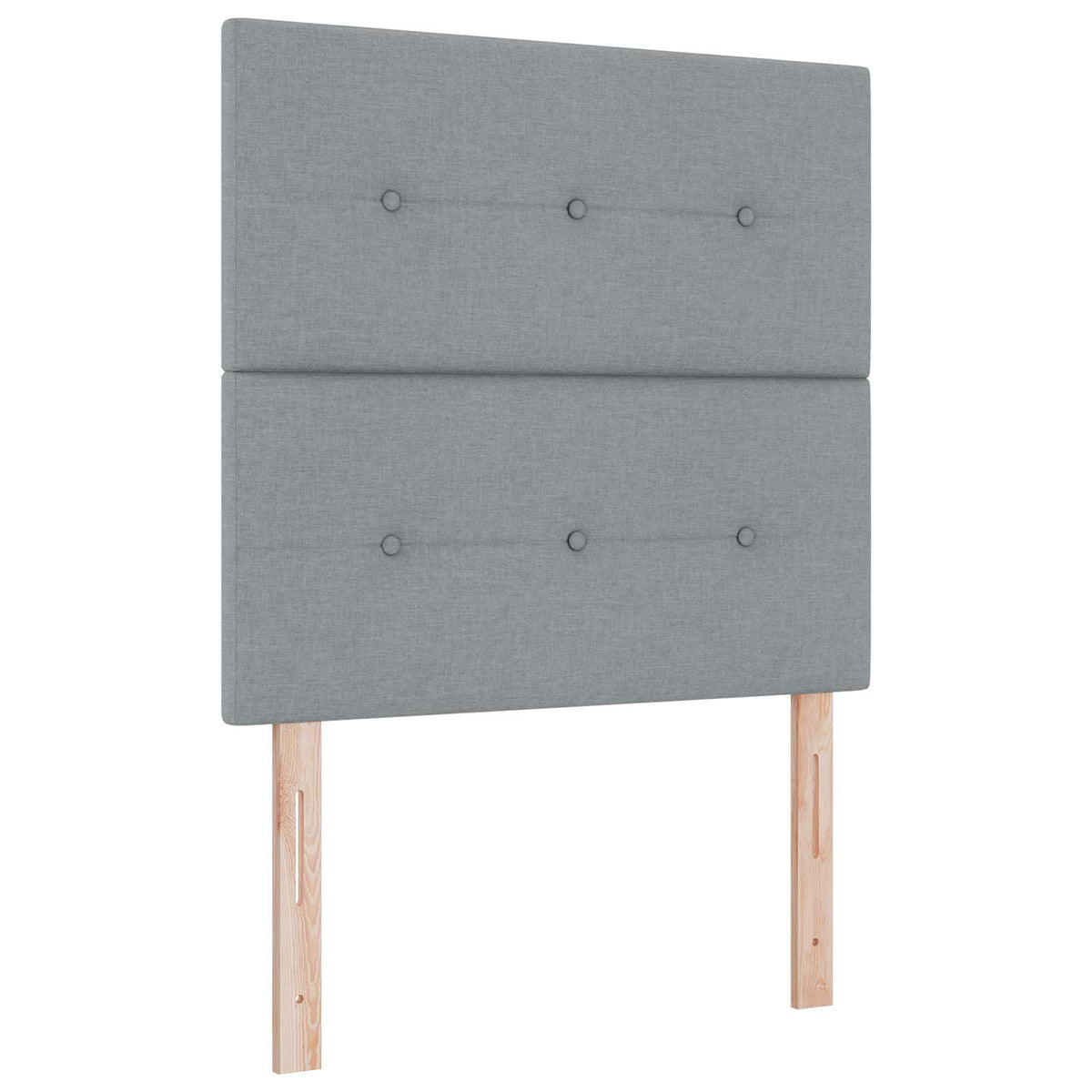 Lit Boxspring Led Avec Matelas Gris Clair 120 X 200 Cm Tissu