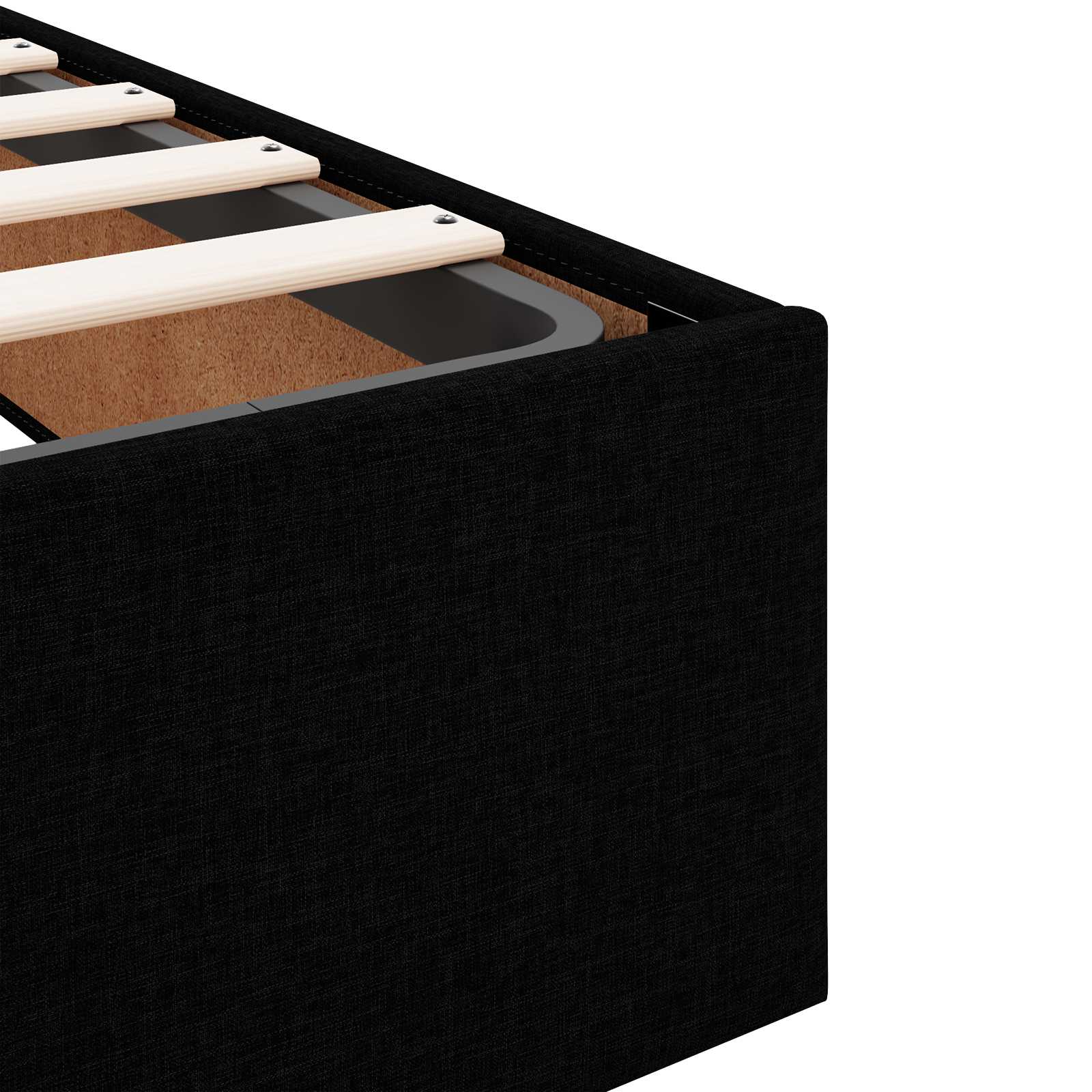 Lit De Rangement Led Avec Matelas Tissu