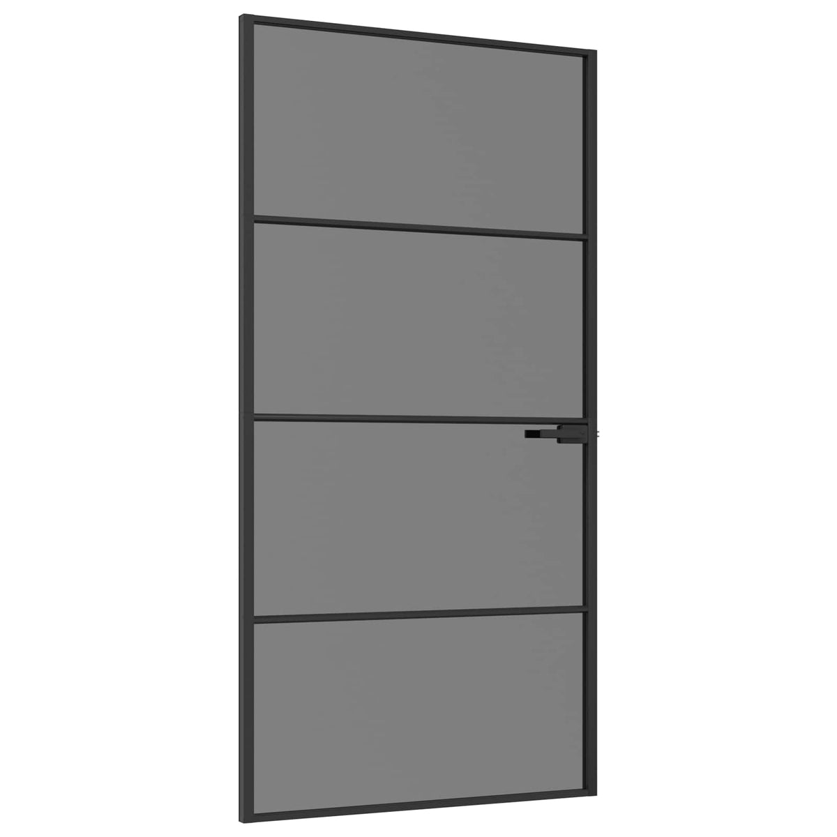 Porte Intérieure Verre Trempé Et Aluminium