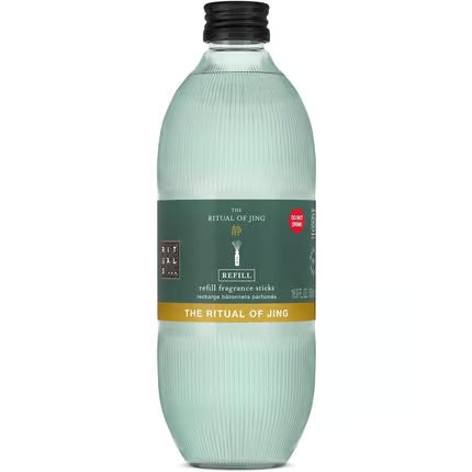 RITUALS Diffuseur à bâtonnets 1 recharge The Ritual of Jing - Recharges deux fois - Bâtons parfumés au jujube et à la fleur de lotus - Parfum d'intérieur relaxant - 1 x 500 ml