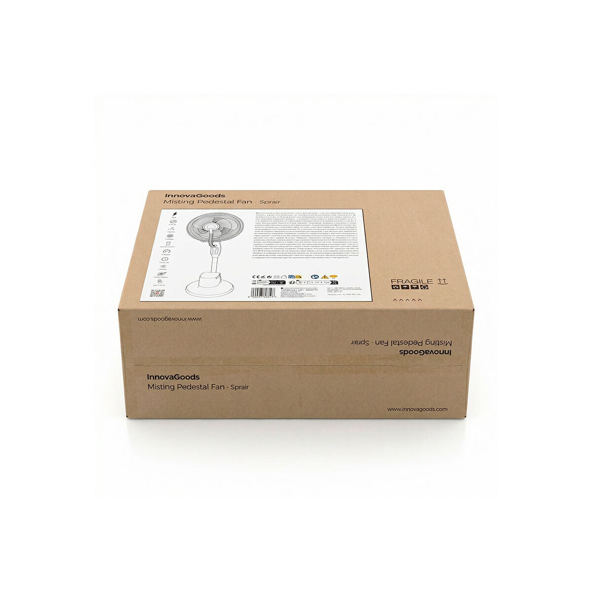 Ventilateur Brumisateur sur Pied avec Commande à Distance Sprair InnovaGoods