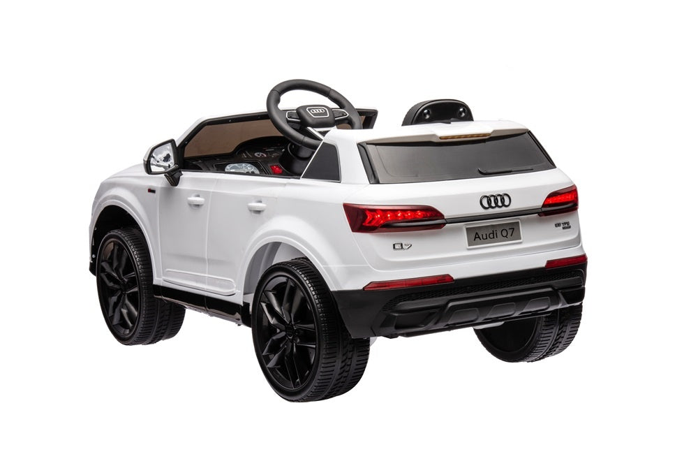 Voiture Électrique Pour Enfants Audi Q7, 12 Volts, Pneus En Caoutchouc Et Plus Encore !