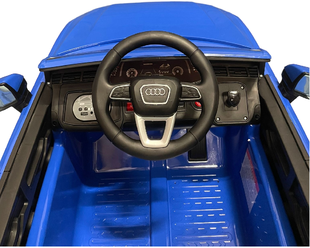 Voiture Électrique Pour Enfants Audi Q7, 12 Volts, Pneus En Caoutchouc Et Plus Encore !