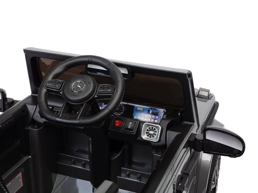 Mercedes G63 Amg, Voiture Électrique 12V Pour Enfants Avec Batterie Lithium, Pneus En Caoutchouc, Siège En Cuir Et Plus Encore