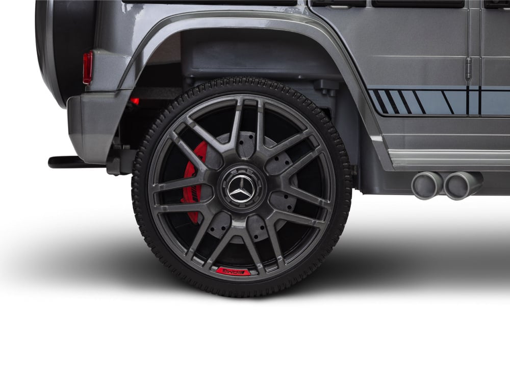 Mercedes G63 Amg, Voiture Électrique 12V Pour Enfants Avec Batterie Lithium, Pneus En Caoutchouc, Siège En Cuir Et Plus Encore