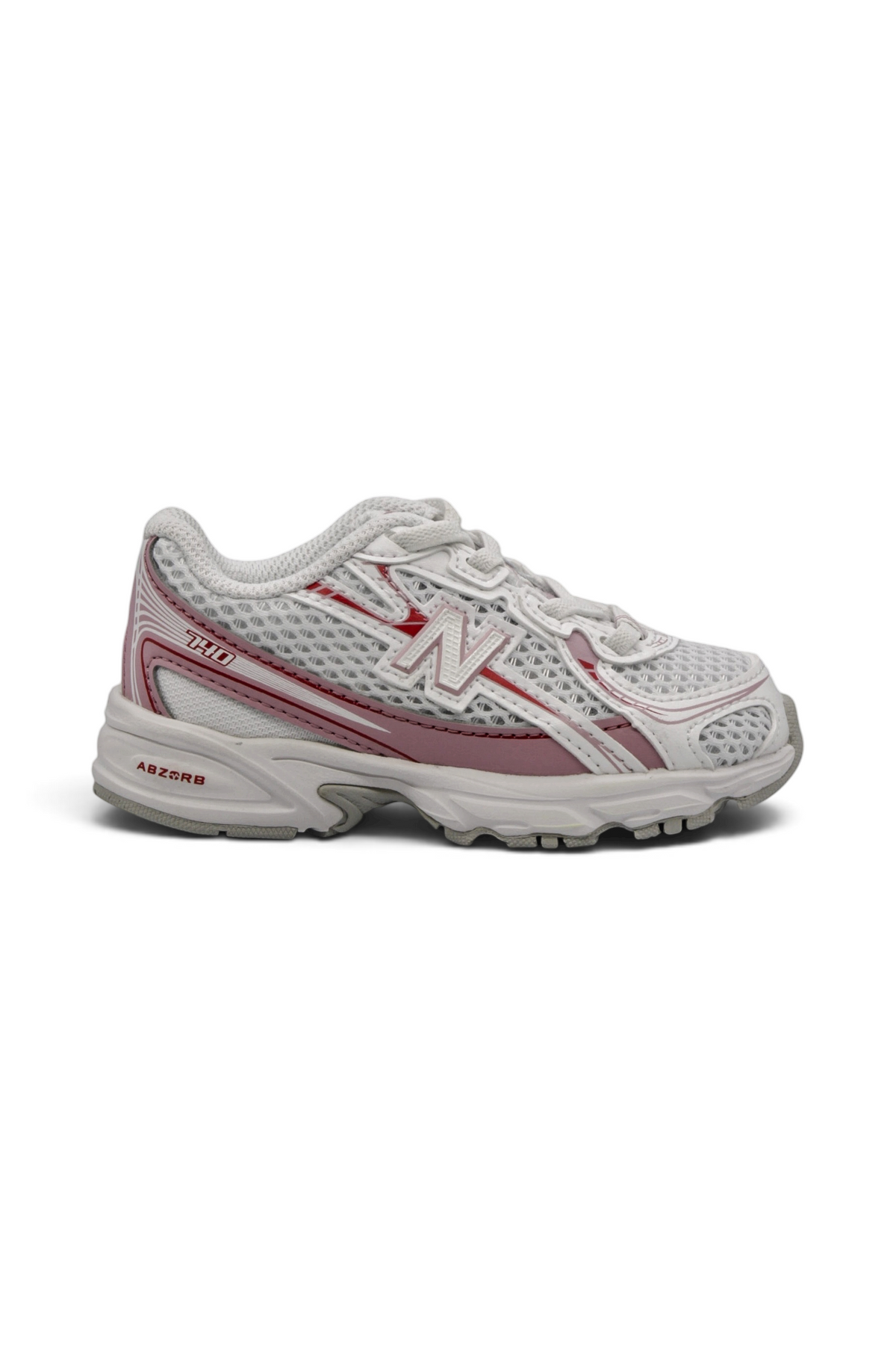 New Balance 740 White/Pink Taffy (Td)