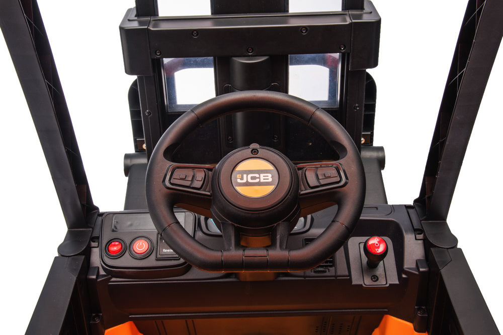 Chariot Élévateur Électrique Jcb Pour Enfants – 12V Avec Véritable Fonction De Levage Et De Conduite