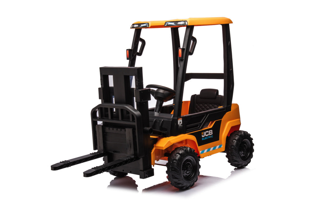 Chariot Élévateur Électrique Jcb Pour Enfants – 12V Avec Véritable Fonction De Levage Et De Conduite