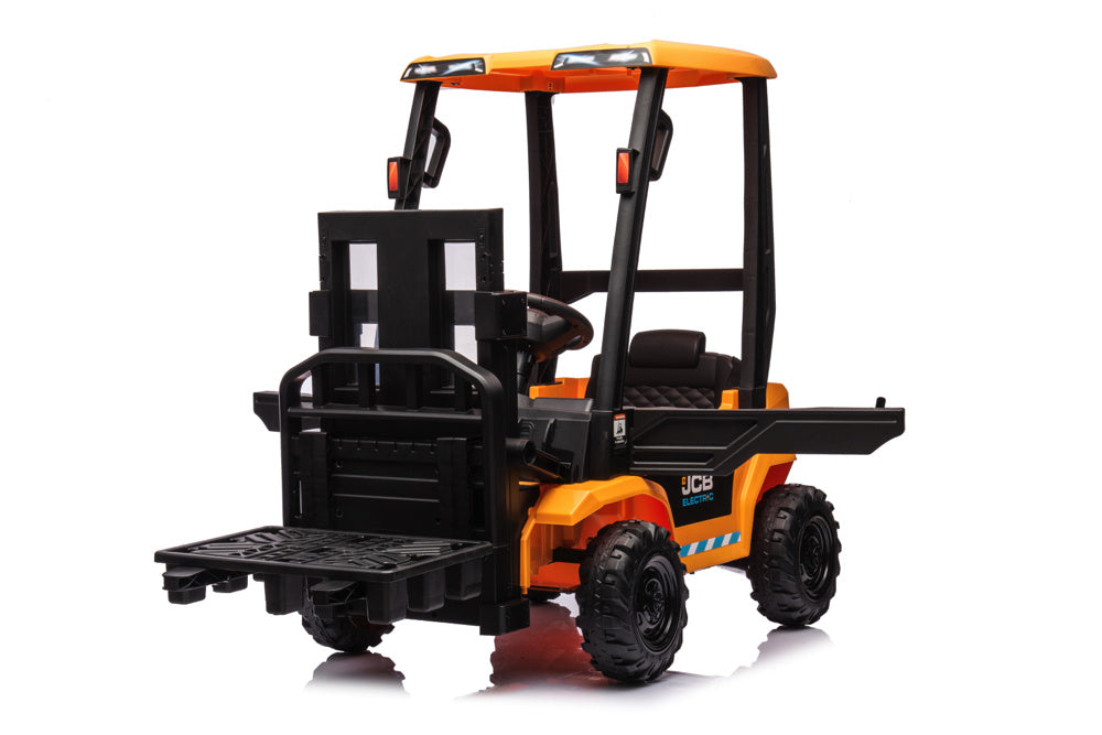 Chariot Élévateur Électrique Jcb Pour Enfants – 12V Avec Véritable Fonction De Levage Et De Conduite