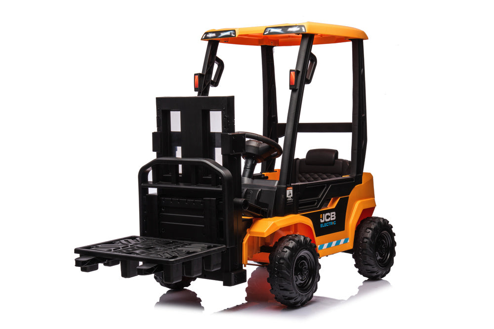 Chariot Élévateur Électrique Jcb Pour Enfants – 12V Avec Véritable Fonction De Levage Et De Conduite