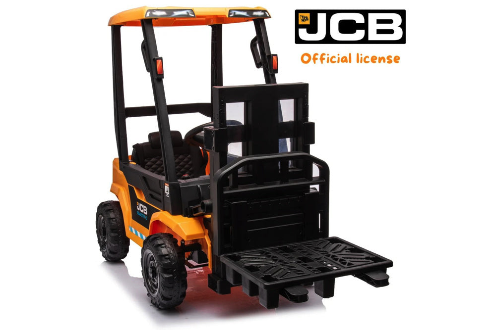 Chariot Élévateur Électrique Jcb Pour Enfants – 12V Avec Véritable Fonction De Levage Et De Conduite