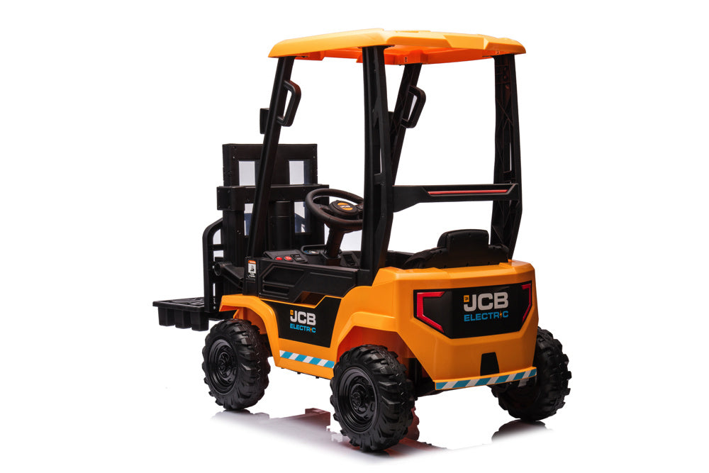 Chariot Élévateur Électrique Jcb Pour Enfants – 12V Avec Véritable Fonction De Levage Et De Conduite