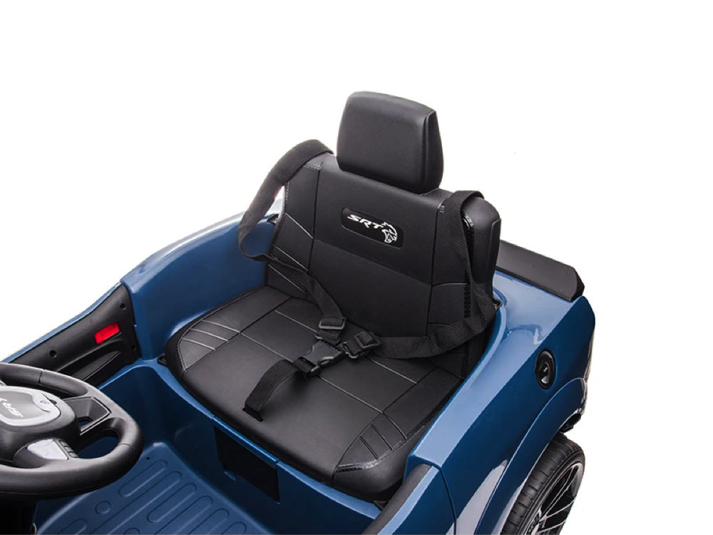 Dodge Challenger Srt, Voiture Électrique Pour Enfants 12 Volts, Siège En Cuir, Pneus En Caoutchouc, Voiture À Batterie Pour Enfants !