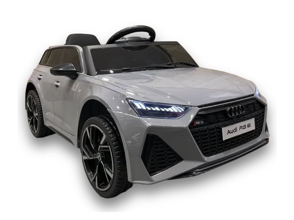 Audi Rs6, Voiture Électrique Pour Enfants 12 Volts Avec Pneus En Caoutchouc, Siège En Cuir Et Plus Encore !