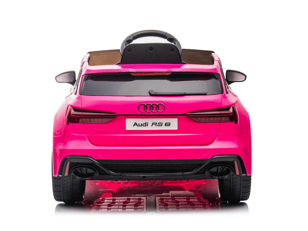Audi Rs6, Voiture Électrique Pour Enfants 12 Volts Avec Pneus En Caoutchouc, Siège En Cuir Et Plus Encore !