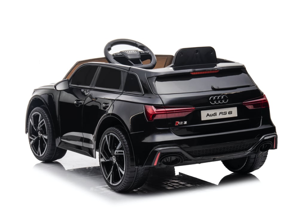 Audi Rs6, Voiture Électrique Pour Enfants 12 Volts Avec Pneus En Caoutchouc, Siège En Cuir Et Plus Encore !