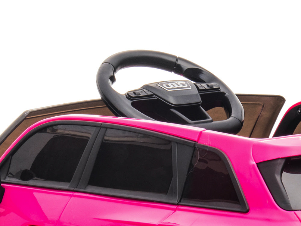 Audi Rs6, Voiture Électrique Pour Enfants 12 Volts Avec Pneus En Caoutchouc, Siège En Cuir Et Plus Encore !