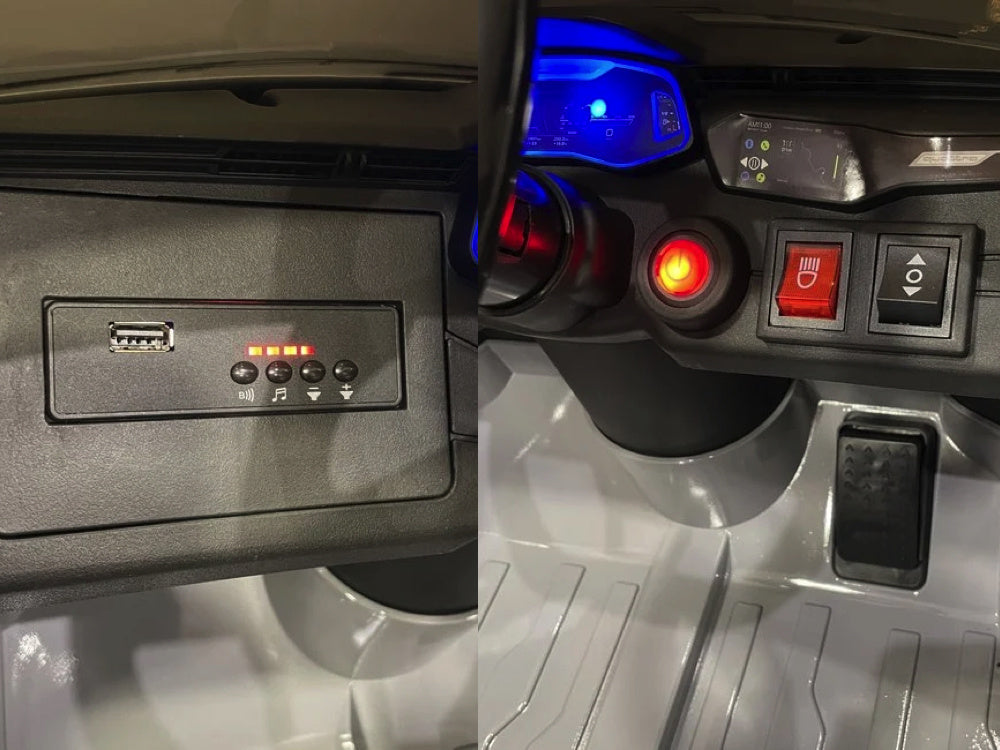 Audi Rs6, Voiture Électrique Pour Enfants 12 Volts Avec Pneus En Caoutchouc, Siège En Cuir Et Plus Encore !