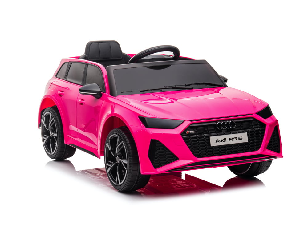 Audi Rs6, Voiture Électrique Pour Enfants 12 Volts Avec Pneus En Caoutchouc, Siège En Cuir Et Plus Encore !