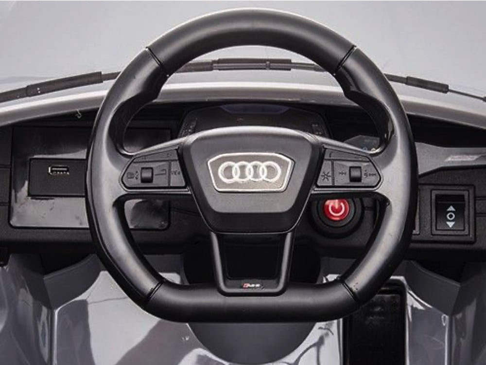 Audi Rs6, Voiture Électrique Pour Enfants 12 Volts Avec Pneus En Caoutchouc, Siège En Cuir Et Plus Encore !