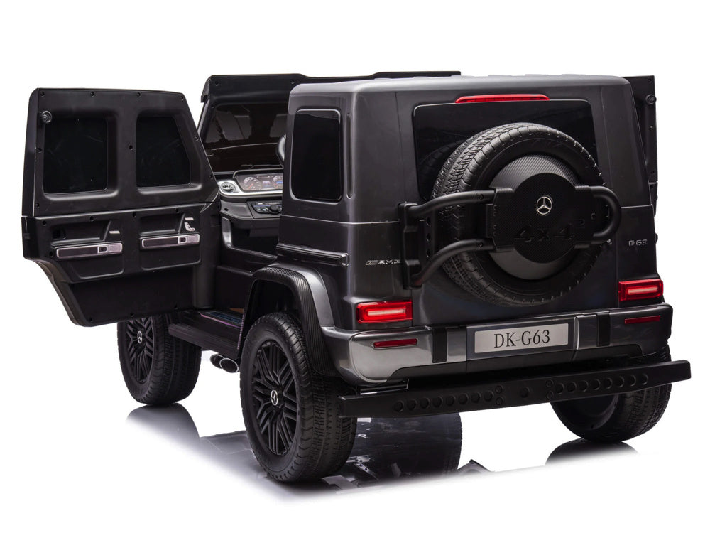 Voiture Pour Enfants Électrique Mercedes G63 2 Places, 24 Volts Avec Pneus En Caoutchouc Et Plus Encore !