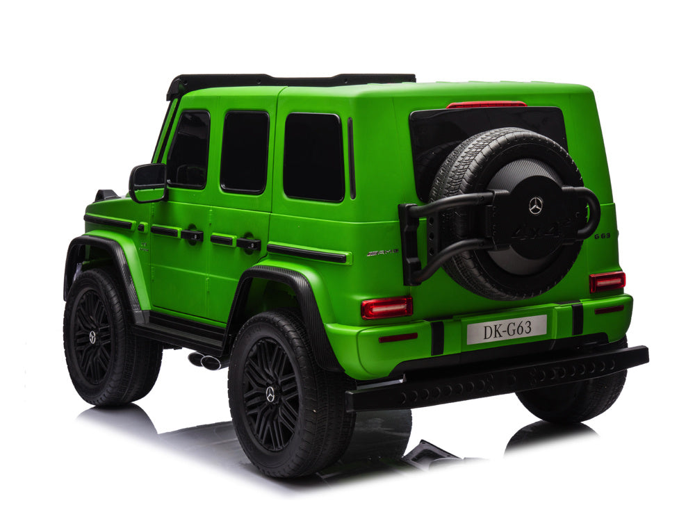 Voiture Pour Enfants Électrique Mercedes G63 2 Places, 24 Volts Avec Pneus En Caoutchouc Et Plus Encore !