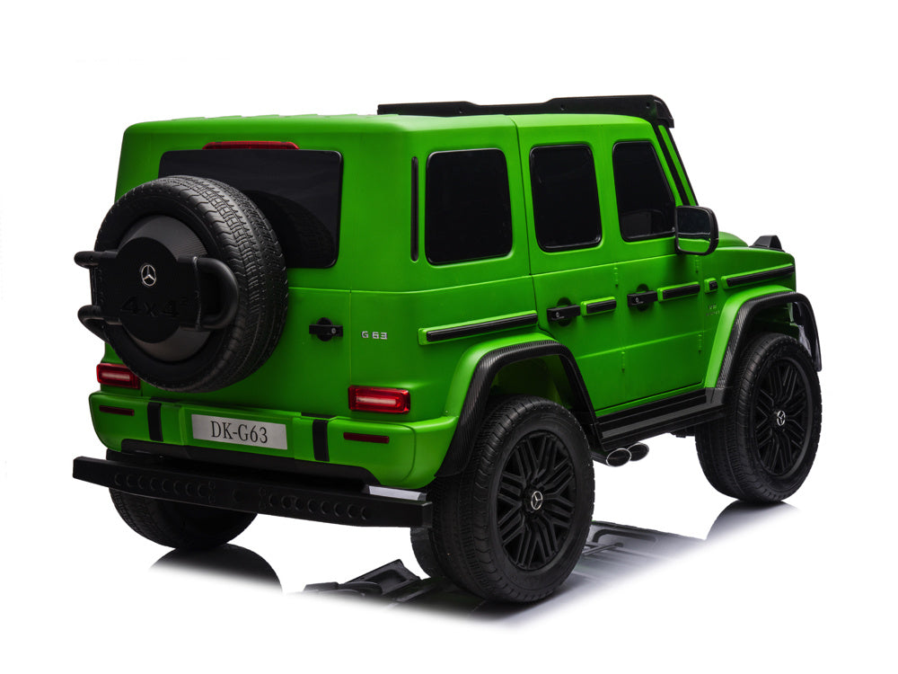 Voiture Pour Enfants Électrique Mercedes G63 2 Places, 24 Volts Avec Pneus En Caoutchouc Et Plus Encore !