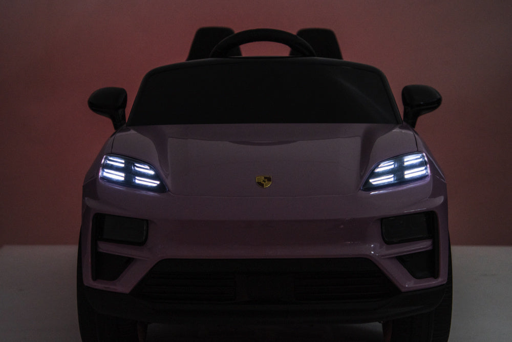 Porsche Macan Turbo Voiture Électrique Pour Enfants Avec Batterie Au Lithium, Module Musical, Pneus En Caoutchouc Et Bien Plus Encore.