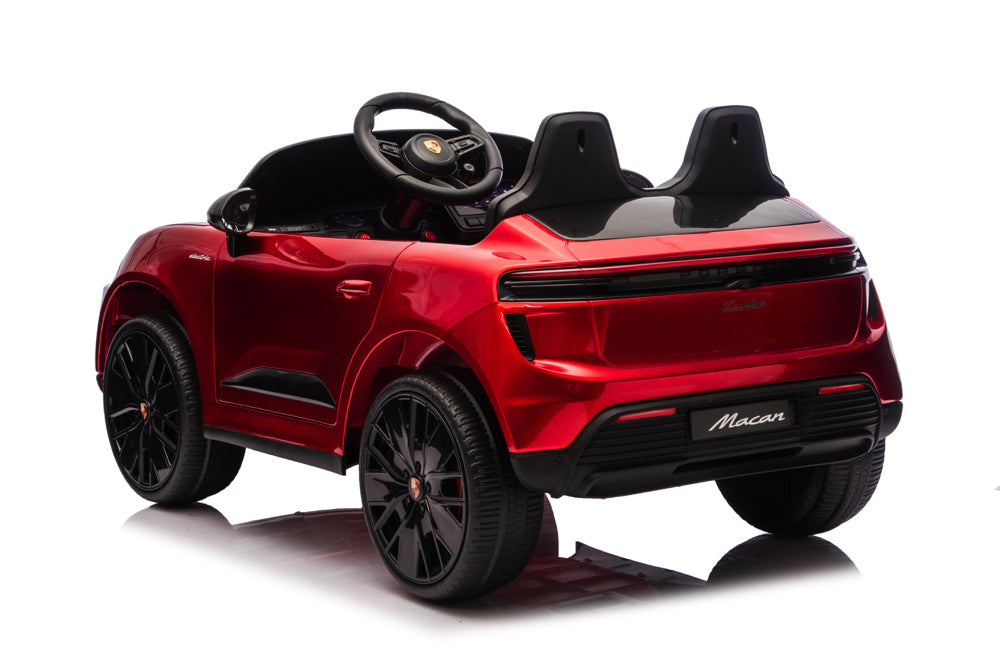 Porsche Macan Turbo Voiture Électrique Pour Enfants Avec Batterie Au Lithium, Module Musical, Pneus En Caoutchouc Et Bien Plus Encore.