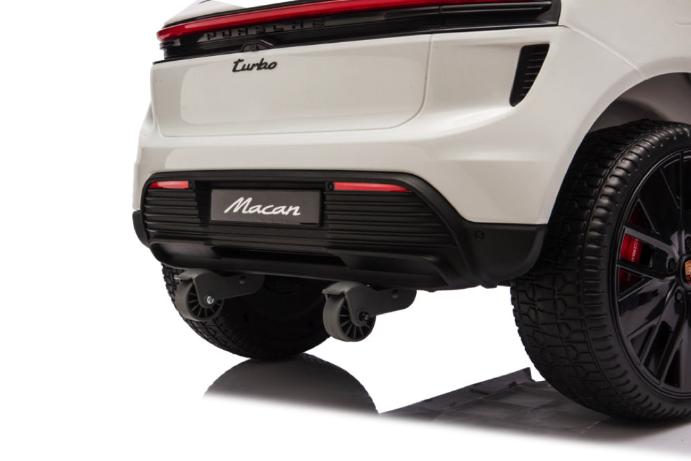 Porsche Macan Turbo Voiture Électrique Pour Enfants Avec Batterie Au Lithium, Module Musical, Pneus En Caoutchouc Et Bien Plus Encore.