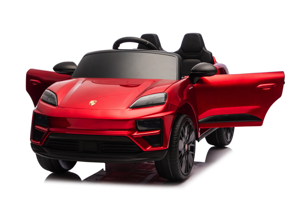 Porsche Macan Turbo Voiture Électrique Pour Enfants Avec Batterie Au Lithium, Module Musical, Pneus En Caoutchouc Et Bien Plus Encore.