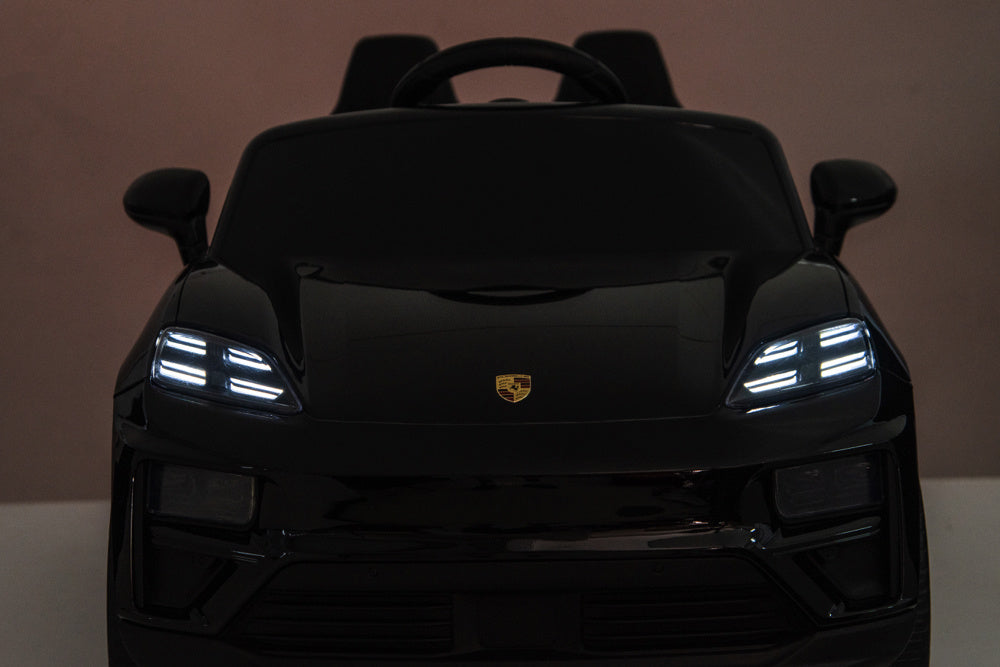 Porsche Macan Turbo Voiture Électrique Pour Enfants Avec Batterie Au Lithium, Module Musical, Pneus En Caoutchouc Et Bien Plus Encore.