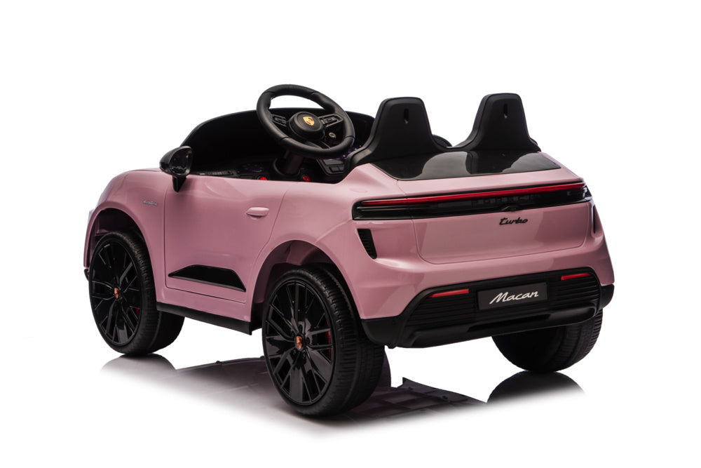 Porsche Macan Turbo Voiture Électrique Pour Enfants Avec Batterie Au Lithium, Module Musical, Pneus En Caoutchouc Et Bien Plus Encore.