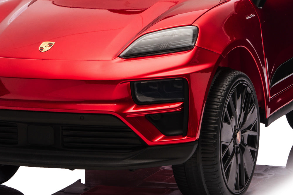 Porsche Macan Turbo Voiture Électrique Pour Enfants Avec Batterie Au Lithium, Module Musical, Pneus En Caoutchouc Et Bien Plus Encore.