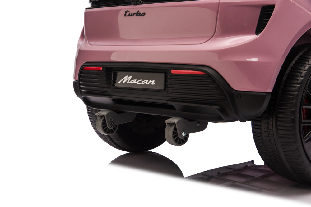 Porsche Macan Turbo Voiture Électrique Pour Enfants Avec Batterie Au Lithium, Module Musical, Pneus En Caoutchouc Et Bien Plus Encore.
