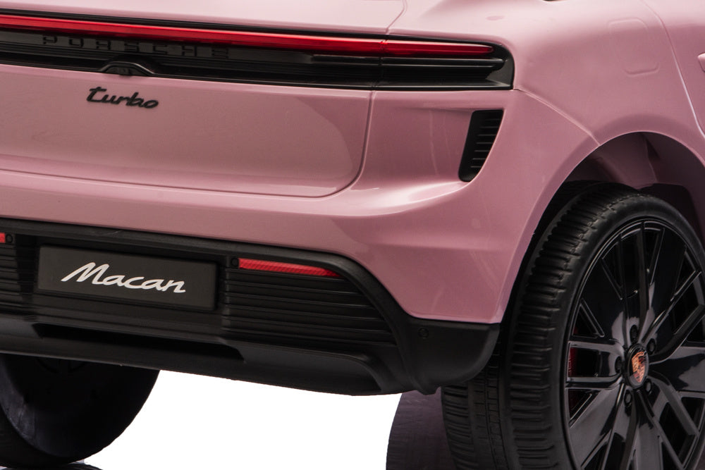 Porsche Macan Turbo Voiture Électrique Pour Enfants Avec Batterie Au Lithium, Module Musical, Pneus En Caoutchouc Et Bien Plus Encore.