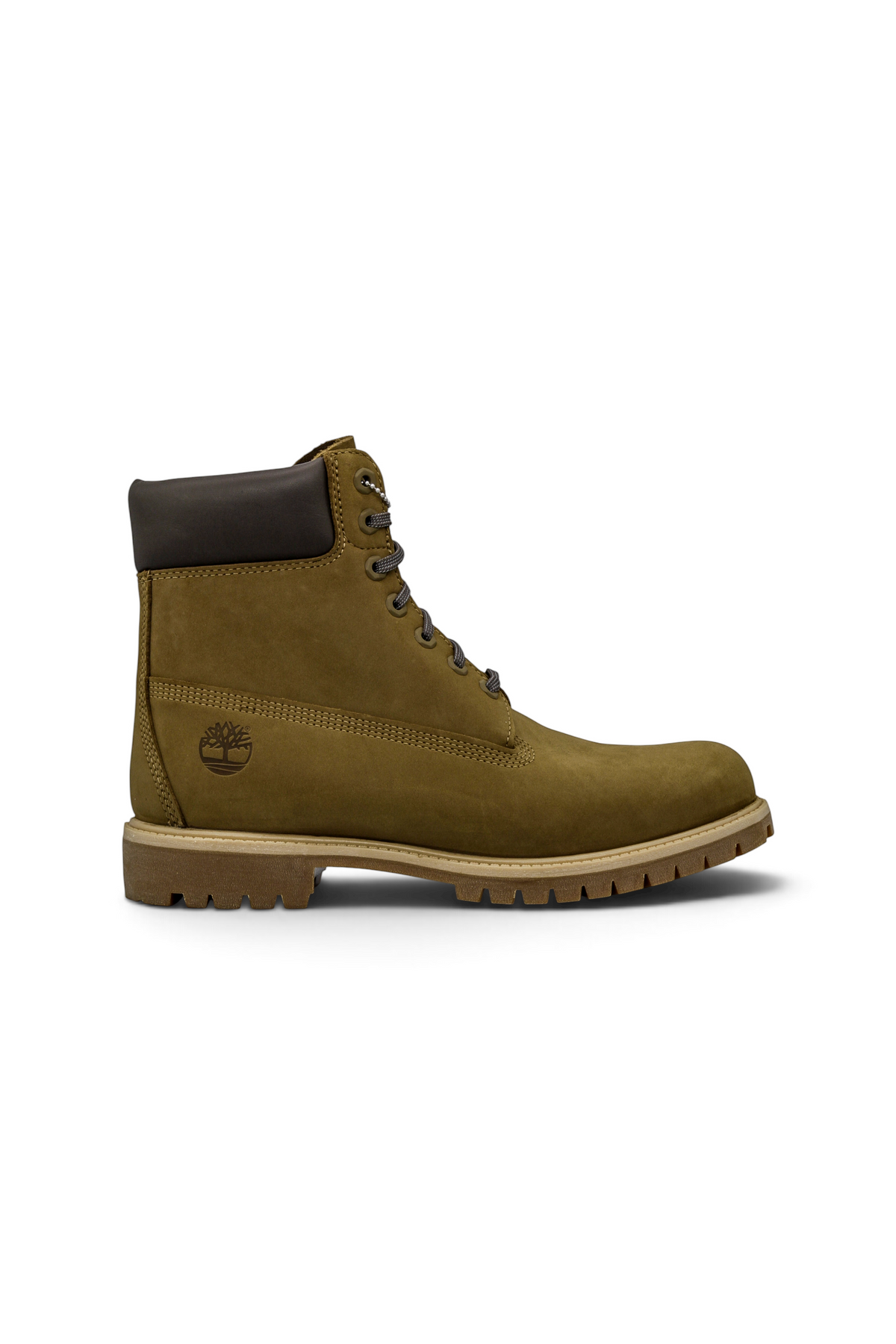 Timberland Premium 6-Inch Waterproof Boots Nubuck Olive Brown